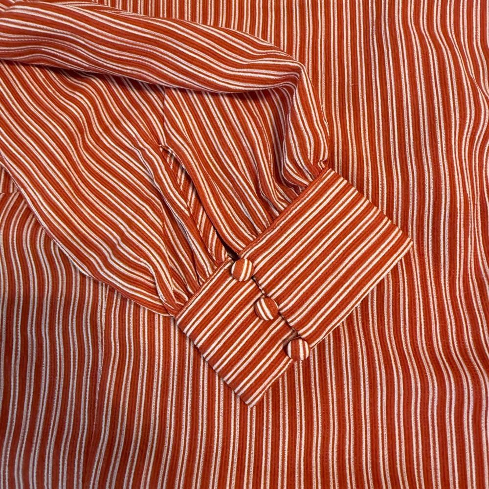 Chriselle X‎ J.O.A Patina Stripe Wrap Top S - Picture 11 of 12